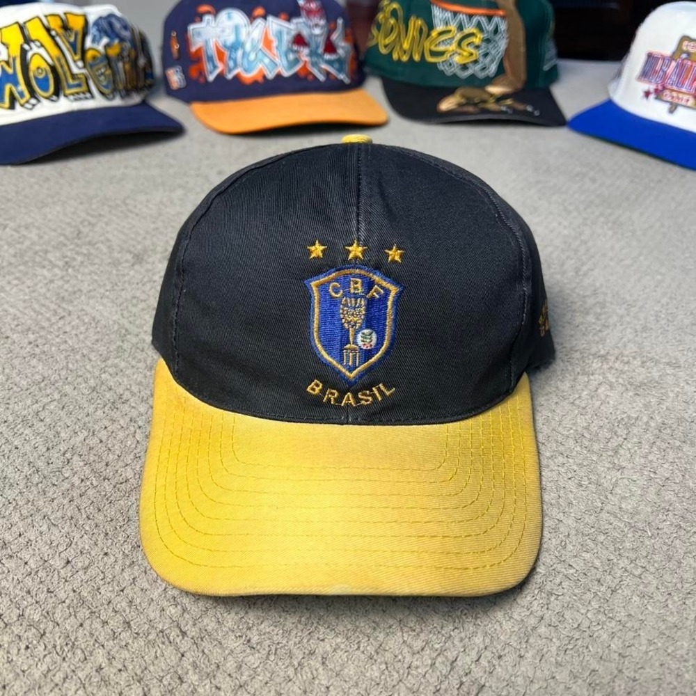 Vintage 1990s Brazil world cup hat